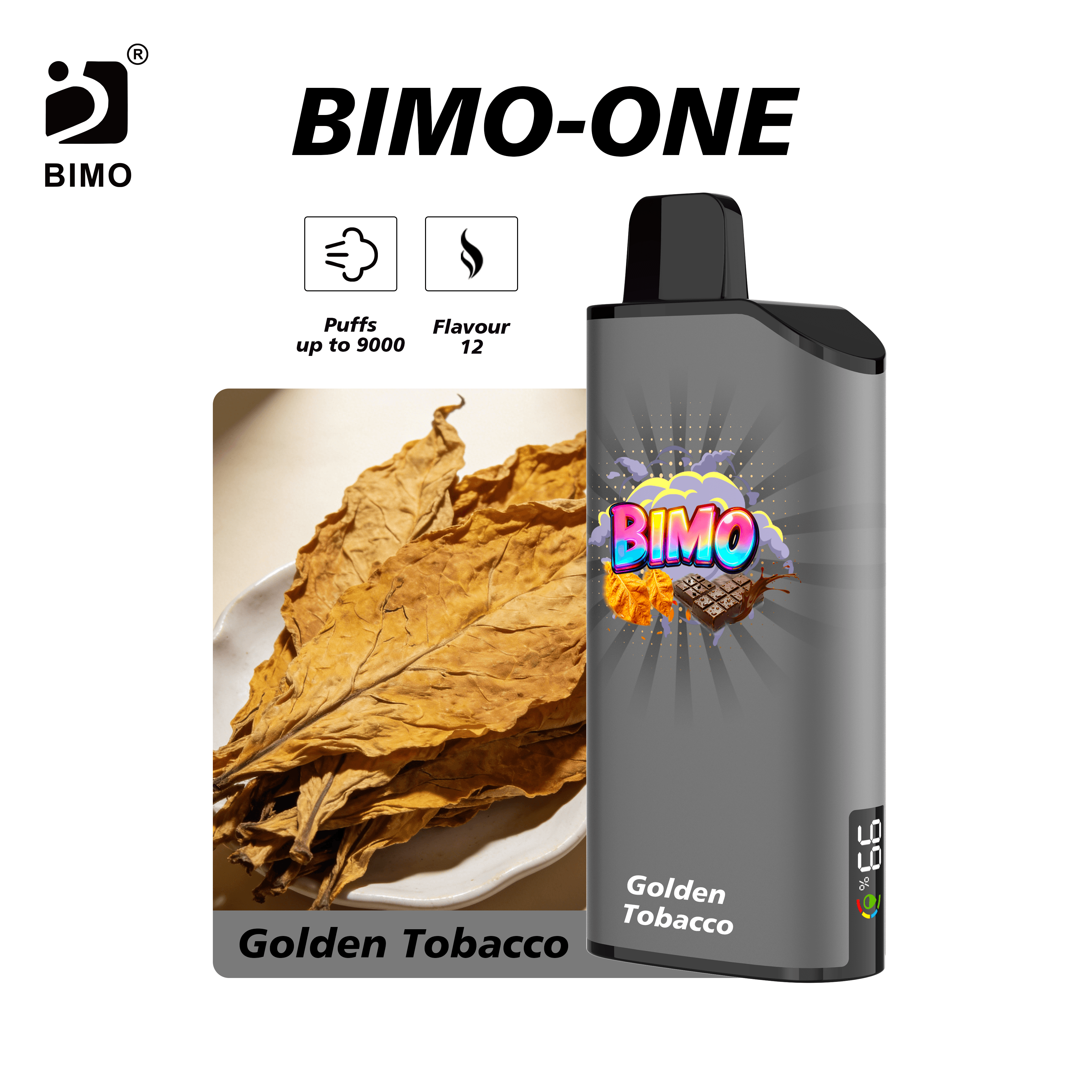 BIMO One 9000 Golden Tobacco
