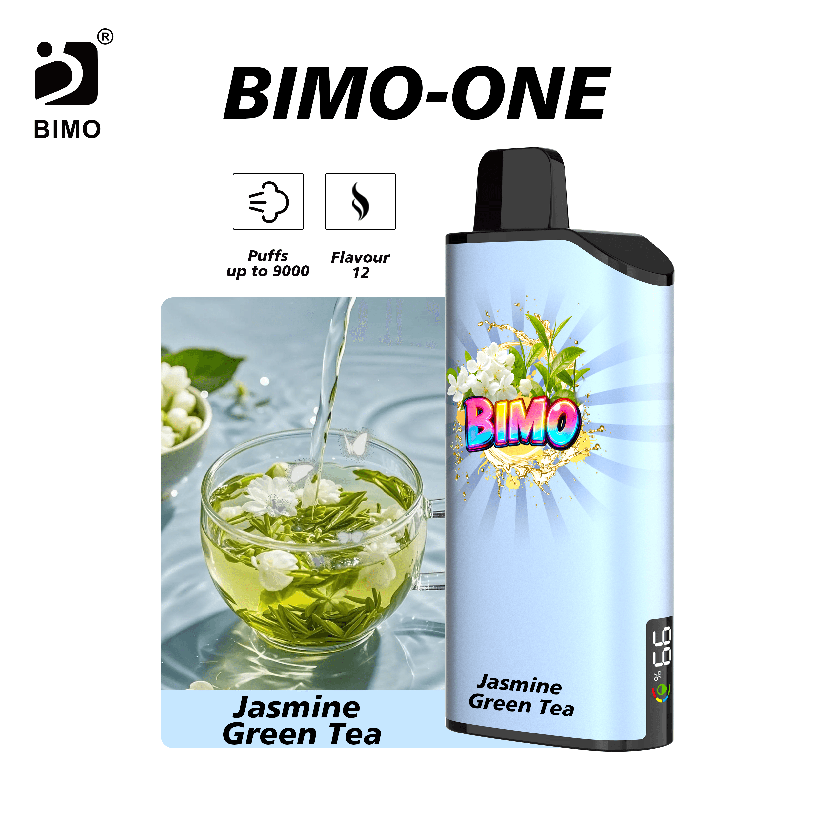 BIMO One 9000 Jasmine Green Tea